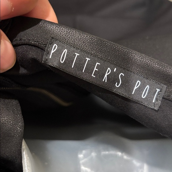 Potter's Pot Black Textured Dress - Picture 2 of 4